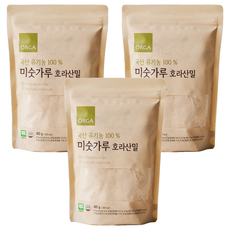 ORGA 呼羅珊小麥穀物粉, 3個, 400g