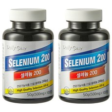 每日一硒 200 其他營養素, 100顆, 2罐