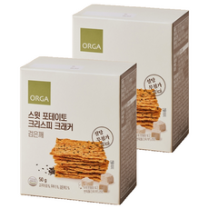 ORGA 地瓜脆餅 黑芝麻口味, 50g, 2盒