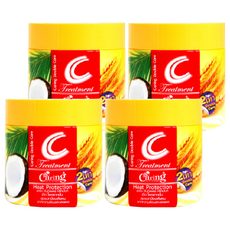 케어링 코코넛 밀 Heat protection 헤어 트리트먼트 여행용, 100ml, 4개