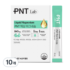 GC녹십자웰빙 PNT 액상 마그네슘, 600ml, 10개