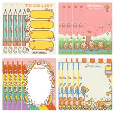 O-ON 今日貓咪角色造型便條紙4入組, a款, b款, c款, d款, 100套