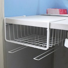廚房毛巾架儲物架, 白色, 1個