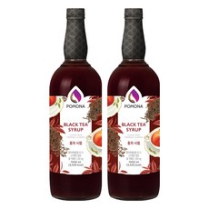 포모나 홍차 시럽, 1L, 2개