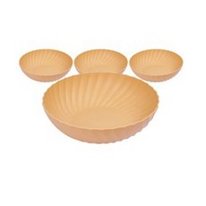 感動Pick可愛水果籃 4入, 黃色的