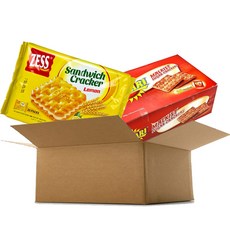 ZESS 檸檬夾心蘇打餅 18g 10入+砂糖麥芽蘇打餅 16g 30入, 1組