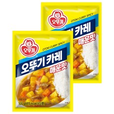 오뚜기 카레 과립형 매운맛, 100g, 2개