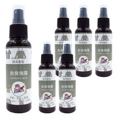SUNMUCH 熊潔淨 除臭噴霧 清新茶香, 100ml, 6瓶