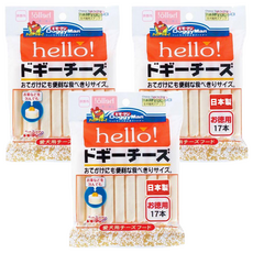 DoggyMan 多格漫 Hello 經濟包 17條, 起司條, 214g, 3袋
