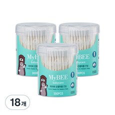 MyB 新生兒棉籤, 300件, 18個