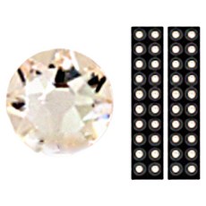 와사비네코 미미츠보 쥬얼리 귀지압패치 4mm, 실크, 2개