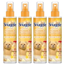 Snuggle 熊寶貝 Huggable Sunshine 快乾纖維除臭劑 正裝, 4個, 150ml