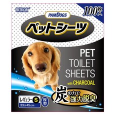 PAMDOGS 幫狗適 寵物竹炭尿布, S 45 x 33cm, 100片, 1包