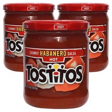 Tostitos Habanero 莎莎醬, 439.4克, 3個