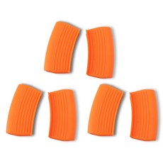 Itgom 矽膠鍋把, 6個, 橙色