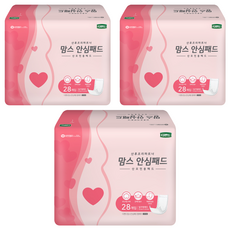 디펜드 산모용 맘스 안심 패드 일자형, 일자형 (20x53cm), 28개입, 3개