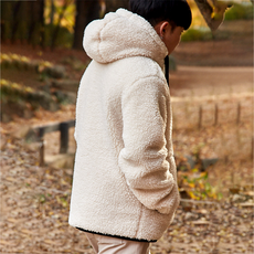 알렉스앨빈 남녀공용 뽀글이 후드 집업 점퍼 A201