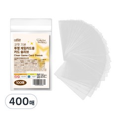 코멧 기본 투명 게임카드용 카드 슬리브, 400개