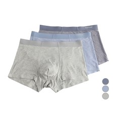 [쿠팡수입] 팬톤 남성용 멜란지 퓨징 드로즈 3종 세트