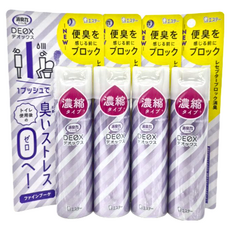 ST 雞仔牌 消臭力 DEOX 浴廁除臭噴霧, 50ml, 4瓶, 精緻花束