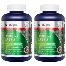 naturalplus 螺旋藻錠, 300顆, 2罐