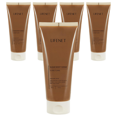 LIFENET 溫和蜜糖身體磨砂膏 依蘭伊蘭, 200g, 5個