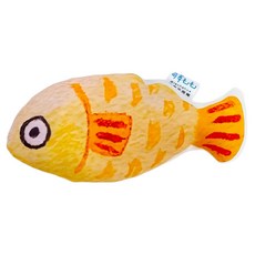 可蒂毛毛 3MIX貓草包 拉查花聯名款, 魚魚 黃色, 1個