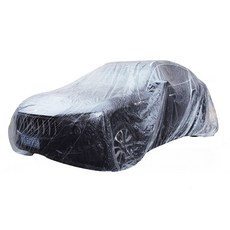 E Store LL號 一次性車罩 防塵防雨 休旅車/商務車適用, 透明, 1入