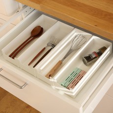 蝸牛生活 Demasant 抽屜分隔器存儲組織者 L, 4個