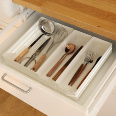 Snail Living Demasant 抽屜儲物分隔收納盒 XL + L 2p 套裝, 單色, 1套