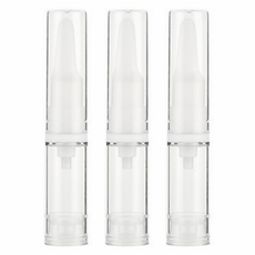 旅行用粉底液分裝真空按壓瓶 10ml, 白色, 3個