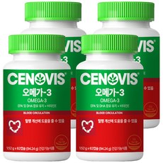 CENOVIS 聖諾 Omega-3膠囊, 62顆, 4罐