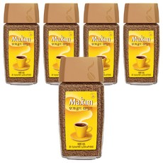 Maxim 麥心 摩卡黃金溫和瓶裝即溶咖啡, 175g, 1罐, 5罐