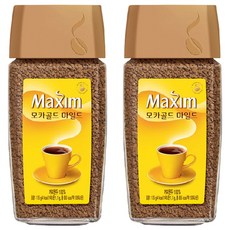 Maxim 麥心 摩卡黃金溫和瓶裝即溶咖啡, 175g, 1罐, 2罐