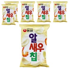 농심 알새우칩, 68g, 6개