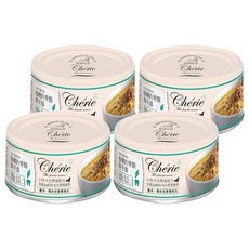 Cherie 法麗 小型犬全營養配方狗罐頭, 雞肉+鴨肉佐營養南瓜, 80g, 4罐