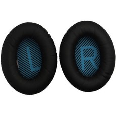 耳罩式耳機海綿套 QC25/QC35/AE2/QC2/QC15適用, 黑藍墊, 單品