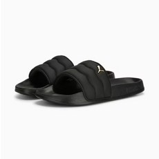 PUMA Leadcat 2.0 Puffy休閒運動拖鞋, 230mm, Black