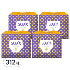 SUBES Noblesse尿布男女童通用 中型 6~11kg 褲型, 中型( M), 312張