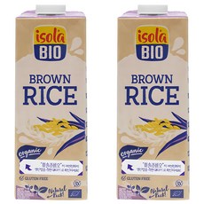 이솔라비오 유기농 현미음료, 1L, 2개