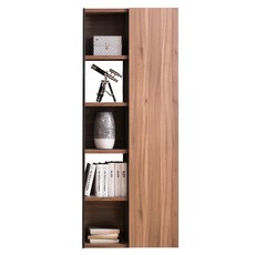 리바트 브론 400 캐비넷 방문설치, 월넛, 4단