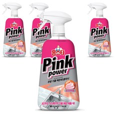 홈스타 핑크파워 주방 기름 찌든때 클리너, 750ml, 4개