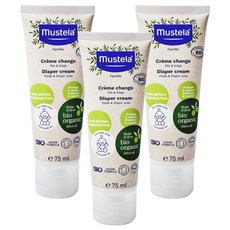 mustela 慕之恬廊 有機好橄護膚膏, 75ml, 3條