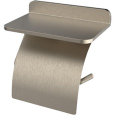 Kosina 磨砂不銹鋼擱板式衛生紙架, 銀色, 1入