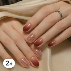 잇템샵 프리상콤 젤네일 스트립 스티커, 프리상콤049, 2개