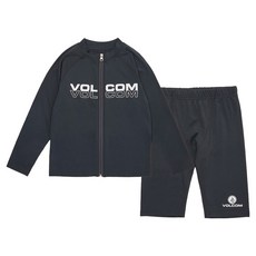 Volcom 兒童字母印花拉鍊防磨衣上下身套裝 VJCCRUE25099