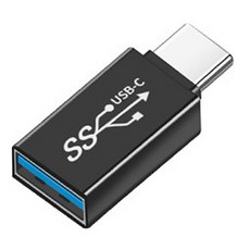 헨센 경량미니 고속 충전 변환젠더 USB C일자형, 1개, 2.5cm