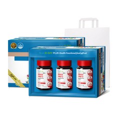 뉴트리디데이 플러스 비타민D 1000IU 30g x 3p 선물세트 + 쇼핑백, 1세트, 60정