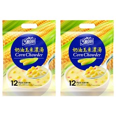3點1刻 奶油玉米濃湯, 216g, 2袋