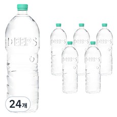 딥스 에코그린 무라벨 먹는해양심층수, 2L, 24개
